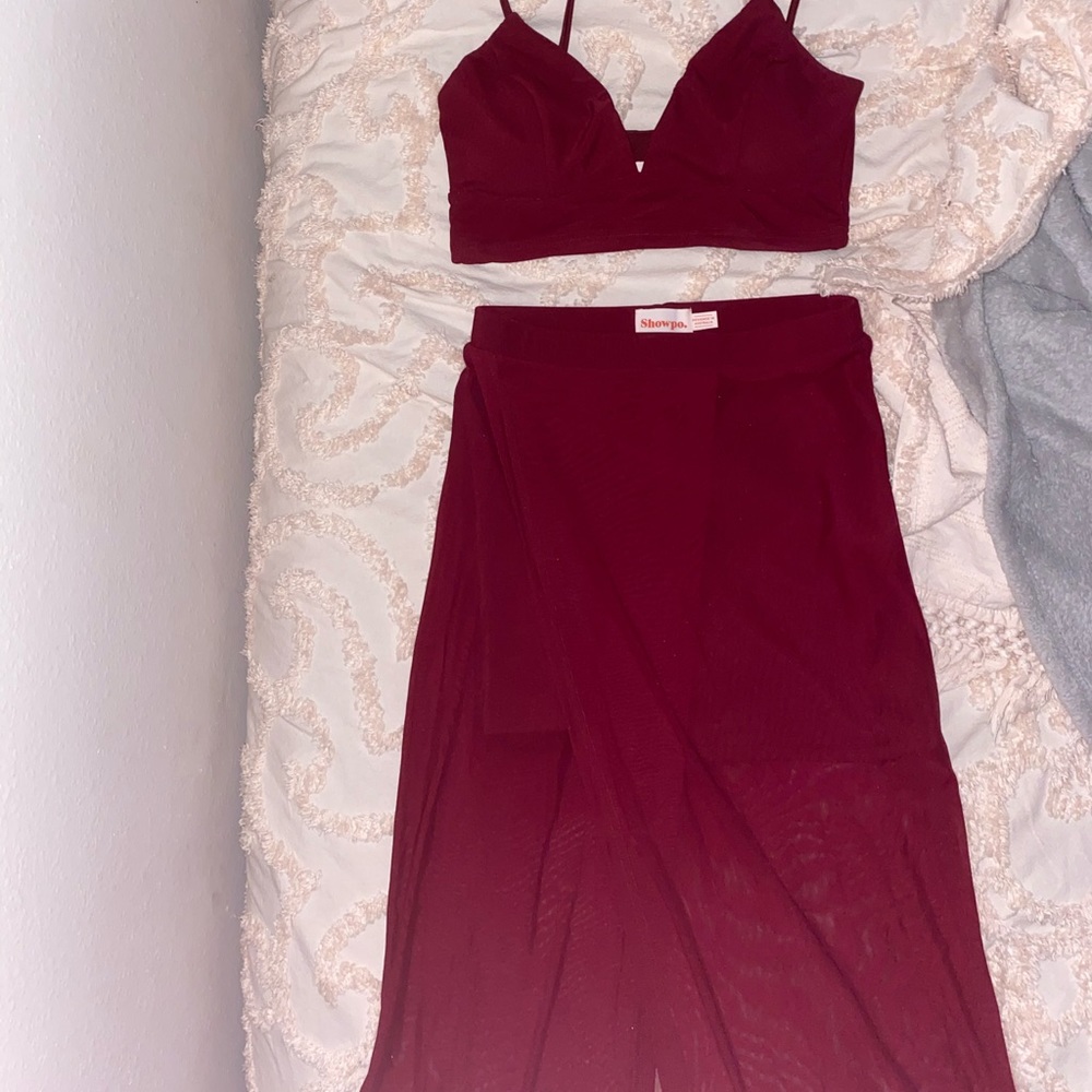 Red Formal 2 piece dress